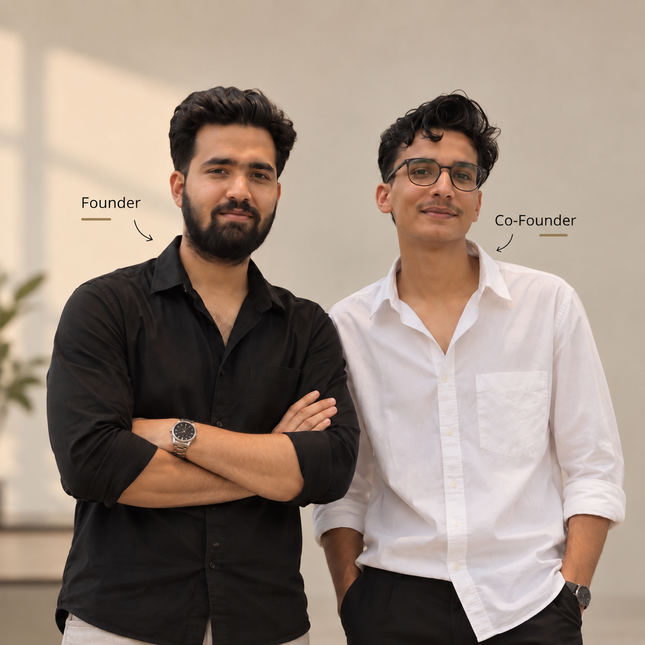 Kunal Kumar and Dharamveer Gaur, founder and co-founder of Quor Lingua